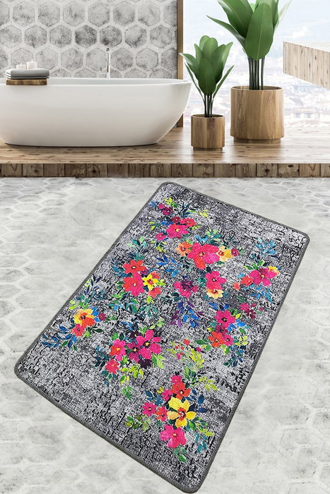 Mijölnir Etova Alfombrilla de Baño Multicolor 70 x 120 cm Mijölnir Etova Alfombrilla de Baño Multicolor 70 x 120 cm